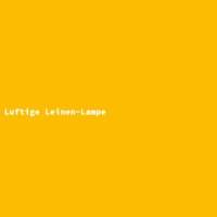 Luftige Leinen-Lampe