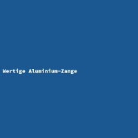 Wertige Aluminium-Zange