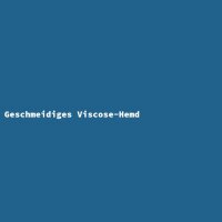 Geschmeidiges Viscose-Hemd