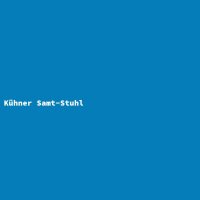 K&uuml;hner Samt-Stuhl