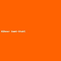 K&uuml;hner Samt-Stuhl