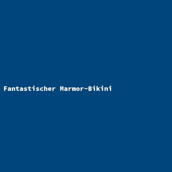 Fantastischer Marmor-Bikini