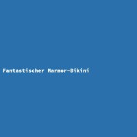 Fantastischer Marmor-Bikini