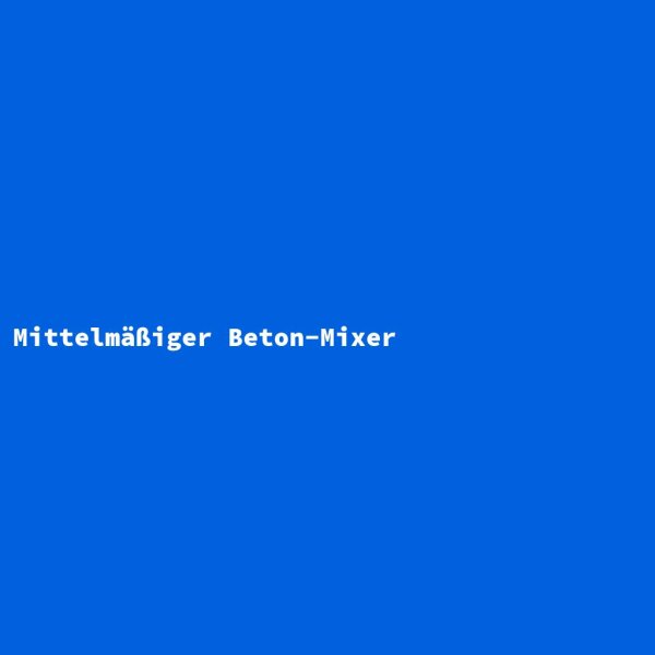Mittelm&auml;&szlig;iger Beton-Mixer