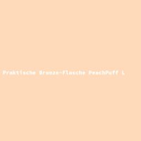 Praktische Bronze-Flasche PeachPuff L