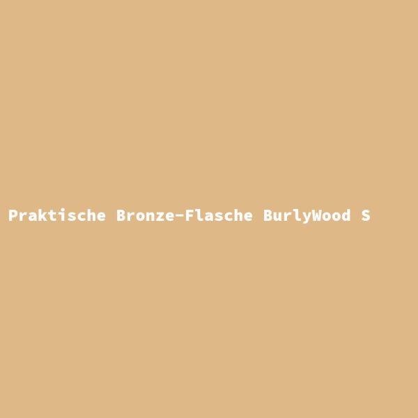Praktische Bronze-Flasche BurlyWood S