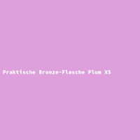 Praktische Bronze-Flasche Plum XS