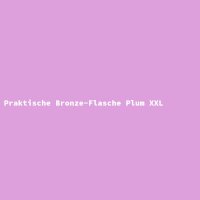 Praktische Bronze-Flasche Plum XXL