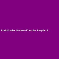 Praktische Bronze-Flasche Purple S