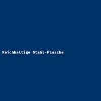 Reichhaltige Stahl-Flasche