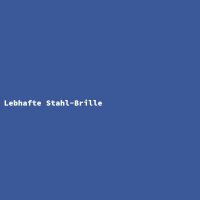 Lebhafte Stahl-Brille