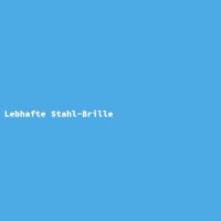 Lebhafte Stahl-Brille