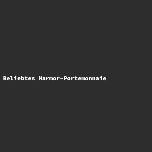 Beliebtes Marmor-Portemonnaie