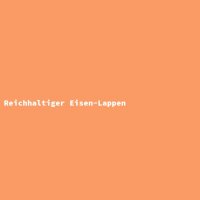 Reichhaltiger Eisen-Lappen