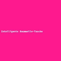 Intelligente Baumwolle-Tasche