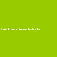 Intelligente Baumwolle-Tasche