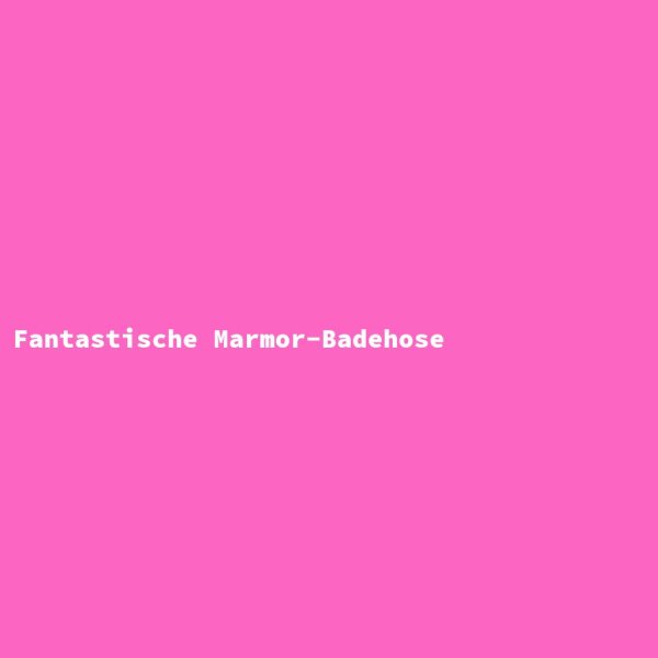 Fantastische Marmor-Badehose