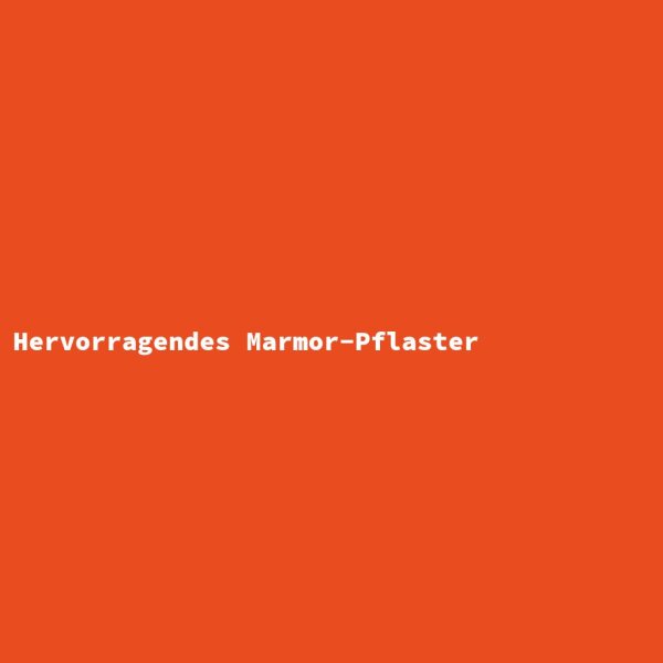 Hervorragendes Marmor-Pflaster