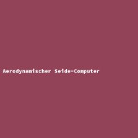 Aerodynamischer Seide-Computer