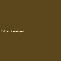 Toller Leder-Hut