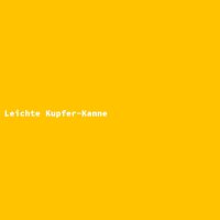 Leichte Kupfer-Kanne