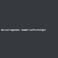 Hervorragender Gummi-Luftreiniger