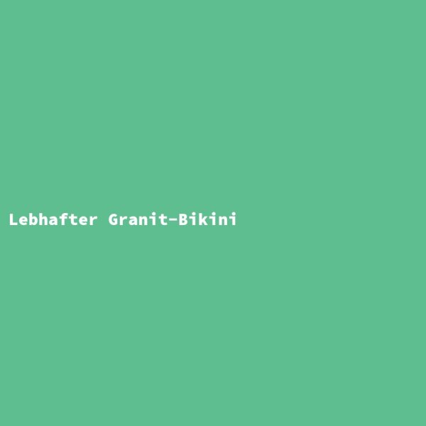 Lebhafter Granit-Bikini