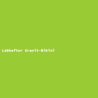 Lebhafter Granit-Bikini