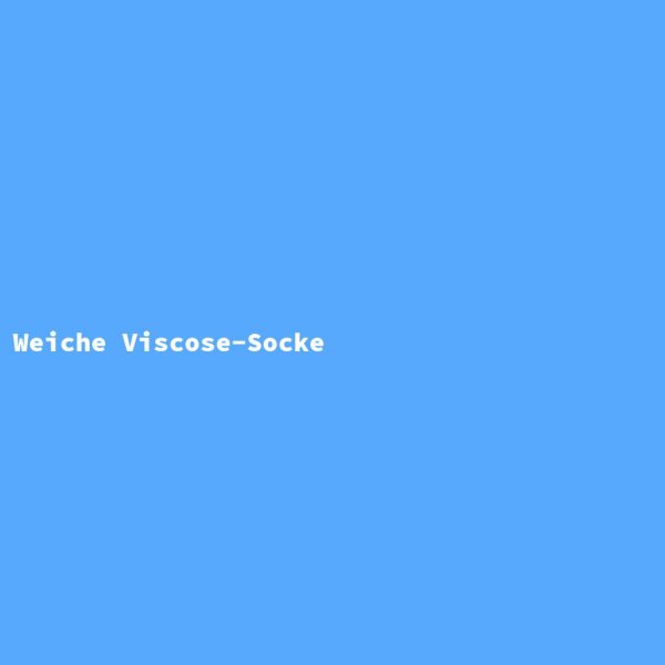 Weiche Viscose-Socke