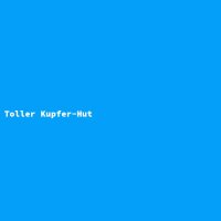 Toller Kupfer-Hut