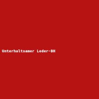Unterhaltsamer Leder-BH