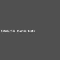 Schmierige Elastan-Decke