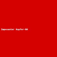 Imposanter Kupfer-BH