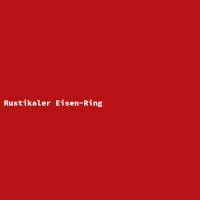 Rustikaler Eisen-Ring