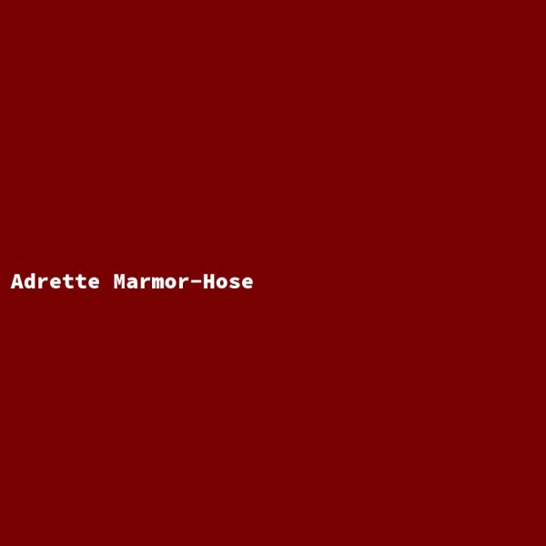 Adrette Marmor-Hose