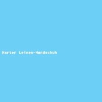 Harter Leinen-Handschuh
