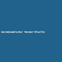 Aerodynamischer Marmor-Klositz