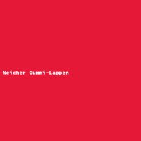 Weicher Gummi-Lappen