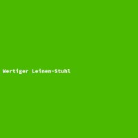 Wertiger Leinen-Stuhl