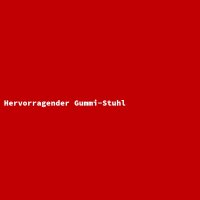 Hervorragender Gummi-Stuhl