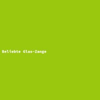 Beliebte Glas-Zange