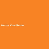 Adrette Glas-Flasche