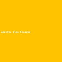 Adrette Glas-Flasche