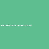 Unglaubliches Marmor-Kissen