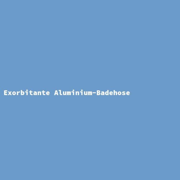 Exorbitante Aluminium-Badehose