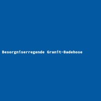Besorgniserregende Granit-Badehose