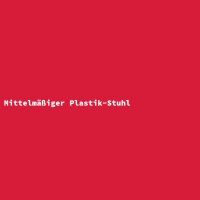 Mittelm&auml;&szlig;iger Plastik-Stuhl