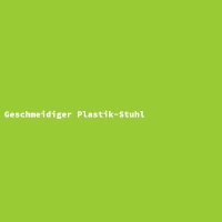 Geschmeidiger Plastik-Stuhl