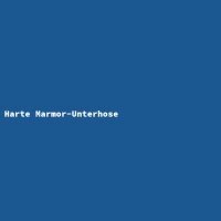 Harte Marmor-Unterhose