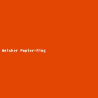 Weicher Papier-Ring